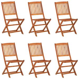 7dílný zahradní jídelní set 180x90x75 cm masivní akáciové dřevo