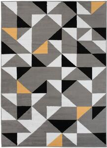 Kusový koberec PP Lester šedožlutý 130x190cm