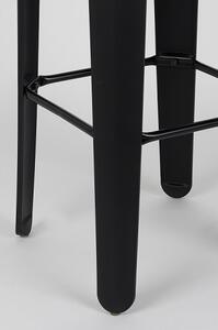 White Label Living Barová židlička Up-High, WLL, černá 1500240