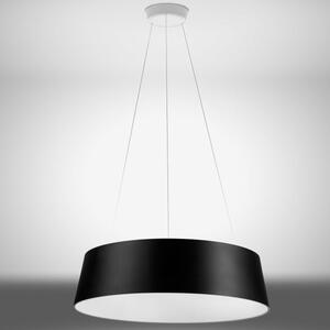 Stilnovo 8094 Oxygen_P, černé závěsné svítidlo, 50W LED 3000K stmívatelné DALI, prům. 75cm