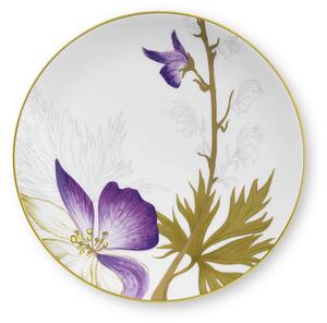 Květinový talíř s maceškou, 19 cm - Royal Copenhagen