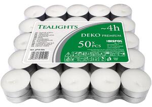 Sada čajových svíček Deko premium, 50 ks