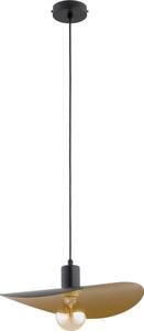 Lustr na lanku SAVANA 1xE27/15W/230V pr. 30 cm černá/zlatá
