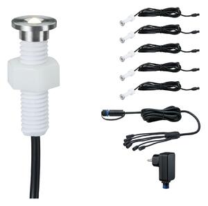 Paulmann 93695 Plug&Shine Micro Pen, základní set šroubovacích svítidel do terasy 5x0,22W LED 3000K stmívatelné, IP67