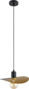 Lustr na lanku SAVANA 1xE27/15W/230V pr. 39 cm černá/zlatá