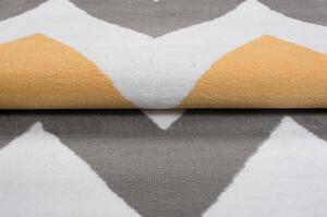 Kusový koberec PP Zero žlutý 200x200cm