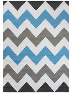 Kusový koberec PP Zero modrý 160x229cm