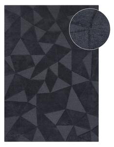 Šedý vlněný koberec 170x120 cm Shard - Flair Rugs