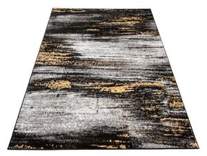 Kusový koberec PP Prince černožlutý 80x150cm
