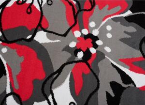 Kusový koberec PP Velké květy červený 250x300cm
