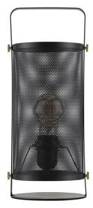 NOVA LUCE stolní lampa IAN matný černý kov E27 1x12W 230V bez žárovky IP20 9620131