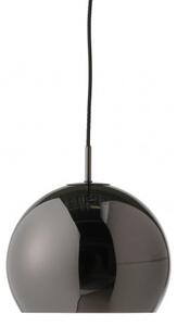 Frandsen lighting Ball Pendant, závěsné světlo Ø25 cm, černá/chrom 5702410258969