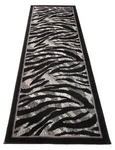 Makro Abra Koberec Běhoun CHEAP 6601C černý krémový Rozměr: 70x150 cm