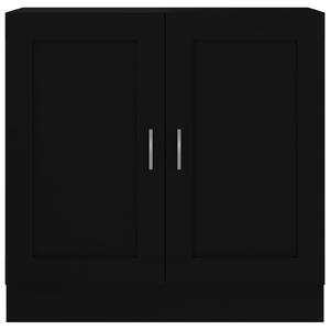 Knihovna Bowen - dřevotříska - černá | 82,5x30,5x80 cm
