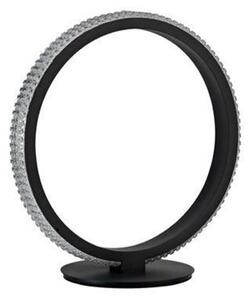 NOVA LUCE stolní lampa NAGER černý hliník a akryl LED 11W 230V 3000K IP20 9481095