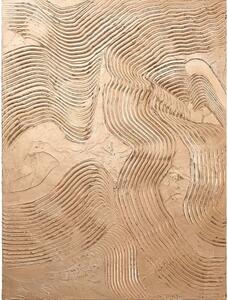 Ručně malovaný obraz 88x118 cm Metallic Brown – Malerifabrikken