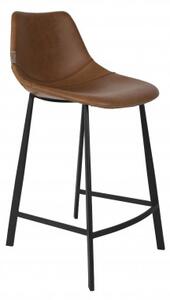 Dutchbone Barová židle Franky Stool 65 cm, hnědá 1500042