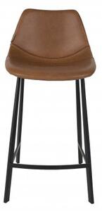 Dutchbone Barová židle Franky Stool 65 cm, hnědá 1500042