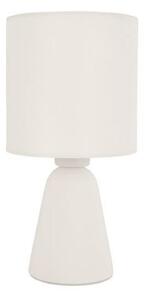 NOVA LUCE stolní lampa ZERO bílá sádra a bílé stínidlo E14 1x5W 230V IP20 bez žárovky 9577162
