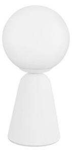 NOVA LUCE stolní lampa ZERO bílá sádra a opálové sklo G9 1x5W 230V IP20 bez žárovky 9577011