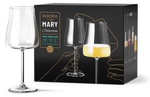 BOHEMIA PRESTIGE MARY SKLENICE NA BÍLÉ VÍNO 400ML SADA 6KS