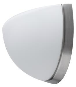 OSMONT NEL44558 NELA DL1 nástěnné skleněné svítidlo nerez broušená / bílá IP43 60W E27