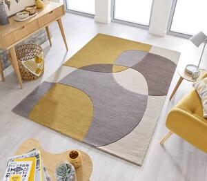 VLNĚNÝ KOBEREC, 170/120 cm žlutá Flair Rugs - Online Only koberce & rohožky, Online Only