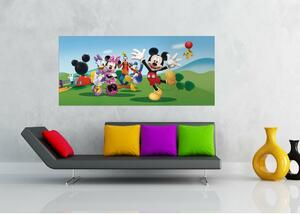 Dětská fototapeta Mickey Mouse a kamarádi, 202 x 90 cm