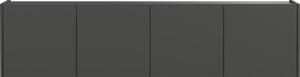 Antracitový TV stolek 183x45 cm Piana – Germania