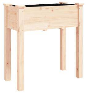 Truhlík na kolečkách s vložkou 71x37x80cm masivní jedlové dřevo