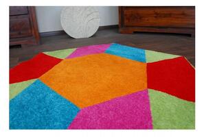 Dětský kusový koberec Drak vícebarevný 100cm