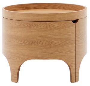 Dřevěný noční stolek Kave Home Octavia 55 cm