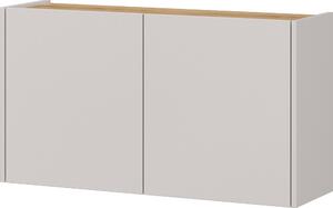 Krémová závěsná skříňka v dekoru dubu 93x52x29 cm Libbiano – Germania