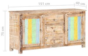 Příborník Adellina - hrubé akáciové dřevo | 151x40x75 cm