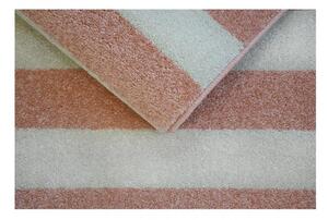 Kusový koberec Pruhy růžový 160x220cm