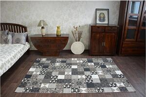 Kusový koberec PP Lisboa hnědý 120x170cm