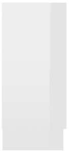 Příborník Macius - bílý vysoký lesk | 120x30,5x70 cm
