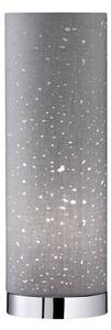 Fisher & Honsel 98080 Thor, lampička z šedého textilu s hvězdným efektem, 1x25W E14, výška 35cm