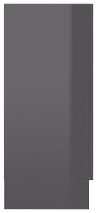 Příborník Macius - šedý vysoký lesk | 120x30,5x70 cm