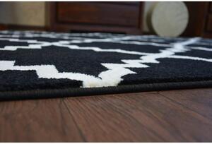 Kusový koberec Mira černý 140x190cm