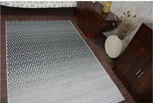 Kusový koberec PP Struktura šedý 80x150cm