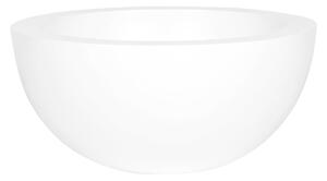 Květináč Vic Bowl, barva matná bílá, více velikostí - PotteryPots Velikost: S - v. 18 cm, ⌀ 38.5 cm