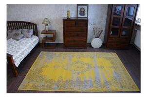 Kusový koberec PP Vintage žlutý 80x150cm