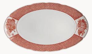 Oválný porcelánový servírovací talíř Coralina Rim