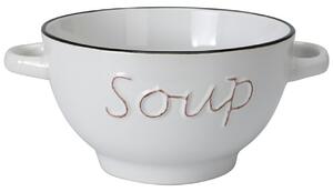 Kameninová miska na polévku Soup 650 ml bílá