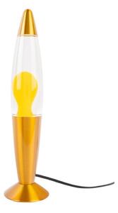 Žlutá skleněná lávová lampa (výška 35,5 cm) Funky Rocket Lava – Leitmotiv