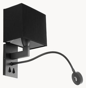 Nástěnné svítidlo's LED čtecí lampičkou Bronze