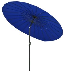 Zahradní slunečník Howth s hliníkovou tyčí - 270 cm | azurově modrý