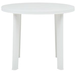 Zahradní stůl bílý 89 cm plast