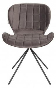 Zuiver Židle OMG velvet, grey 1100365